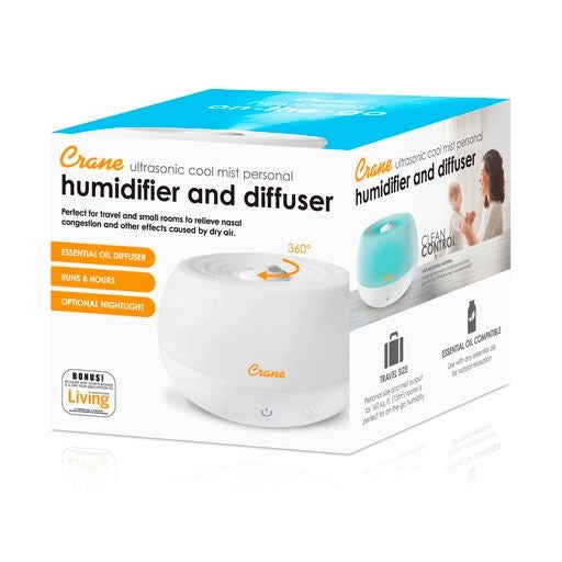 White Personal Humidifier - 0.2 Gallon