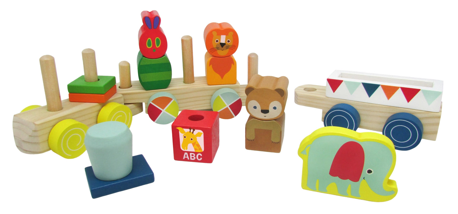 Eric Carle Wooden Train 12 Piece