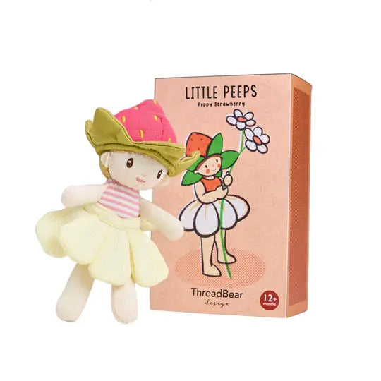 Poppy Strawberry Little Peeps Matchbox Doll