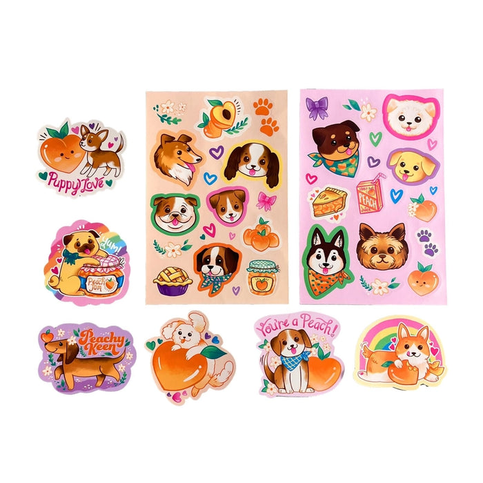 Stickiville Puppies and Peaches Scented Stickers