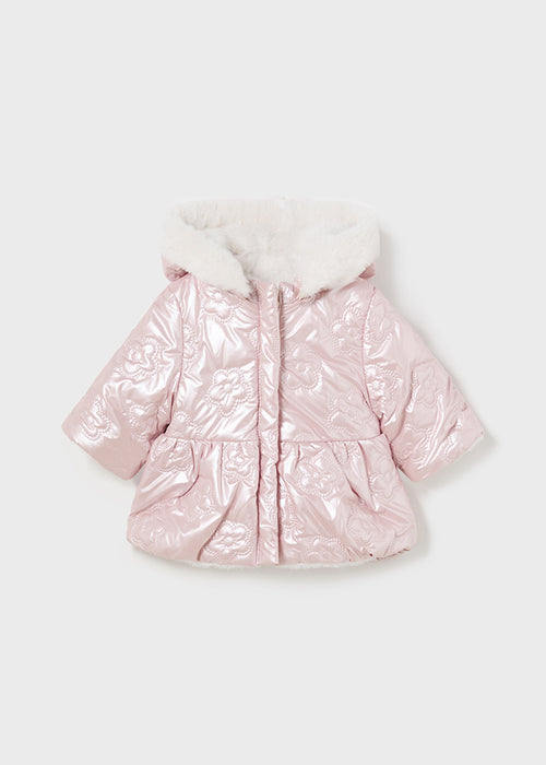 Reversible Fuzzy Bear Ear Coat