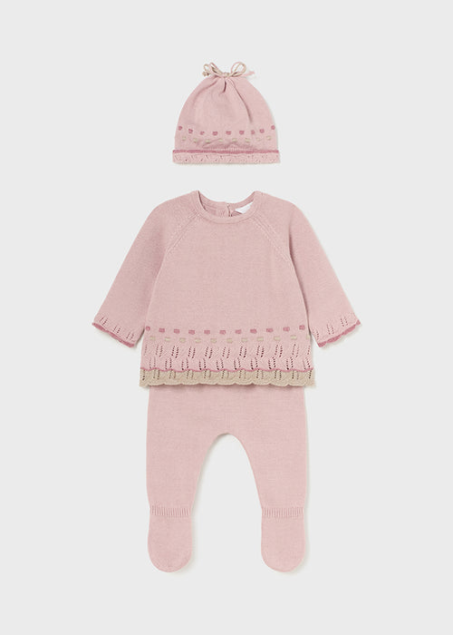 Sugar Pink 3 piece knit set