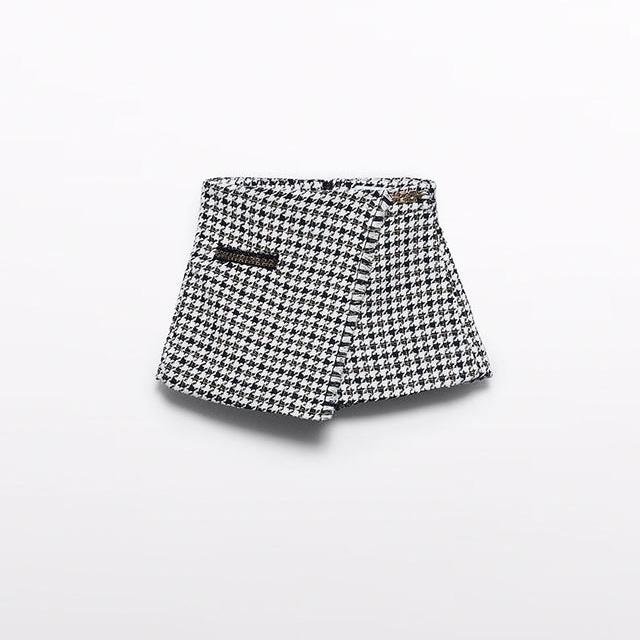 Houndstooth Pant Skirt