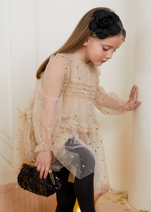 Black Sequins Handbag