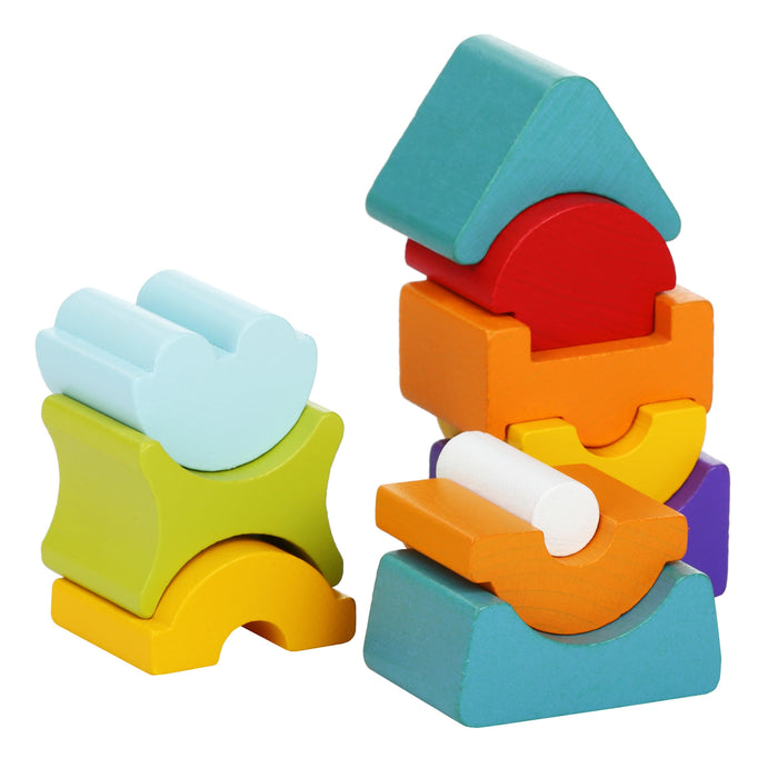 Flexible Tower Wooden Blocks Puzzle