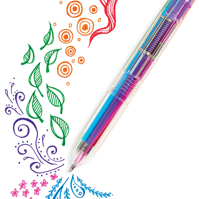 6 Click Multi-Color Gel Pen