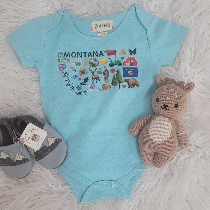 Big Sky Country Montana Infant Top