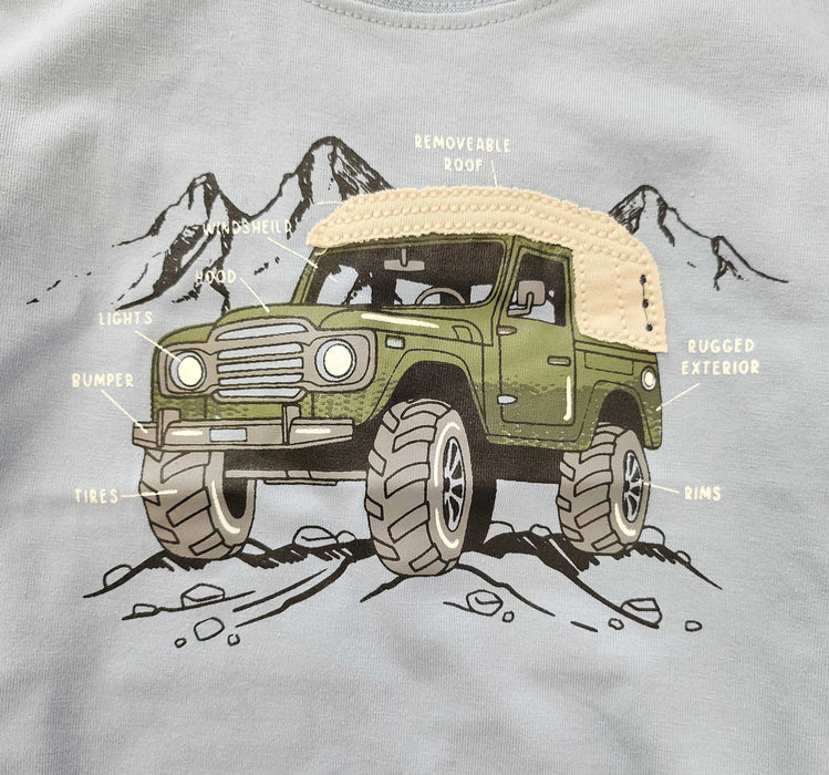 Slate Jeep Long Sleeve Top