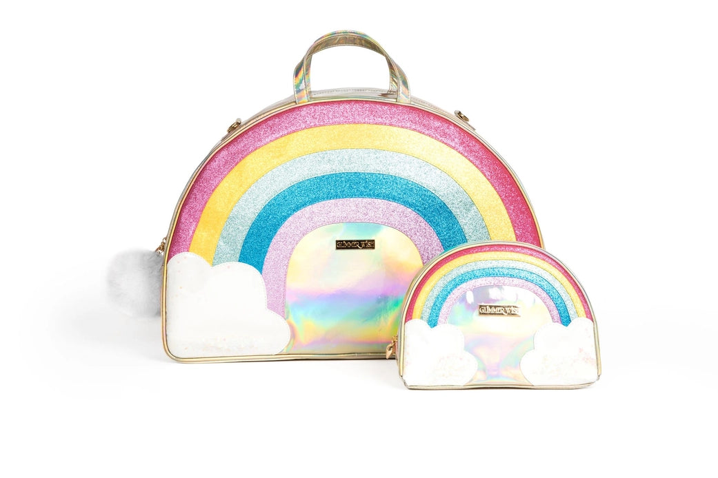 Unicorn Rainbow Overnight Bag & Cosmetic Bag