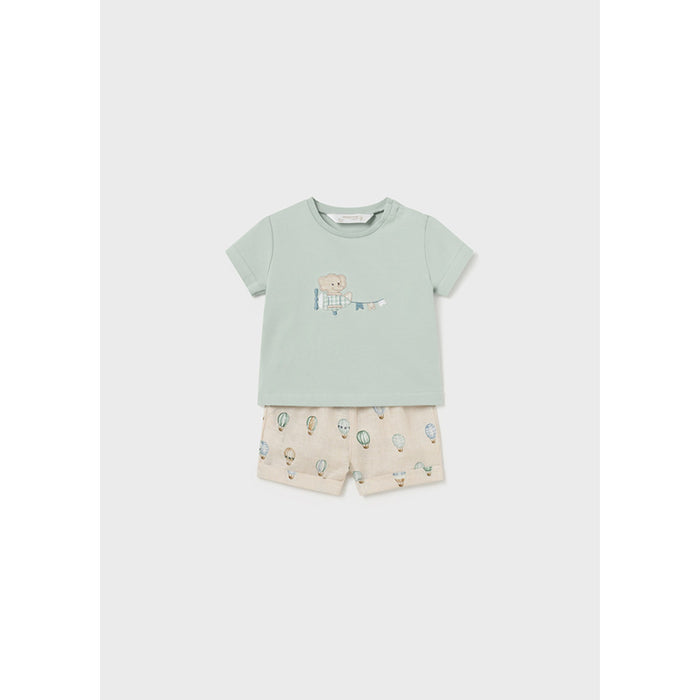 Elephant & Hot Air Balloon Tee & Shorts Set