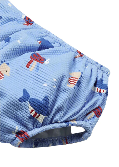 Atlantis Swim Diaper & Matching Hat