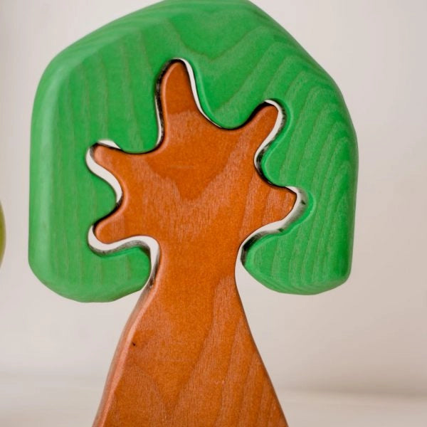 Wooden Trees - Set of 3