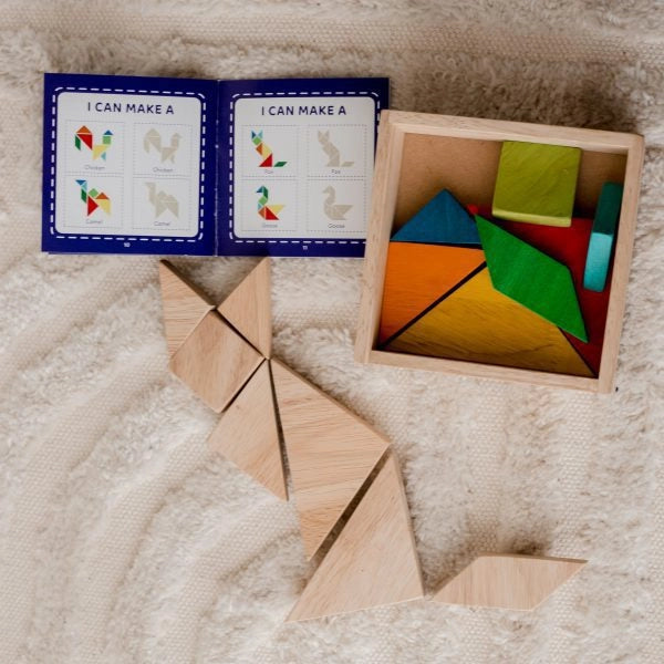 Double Wooden Tangram