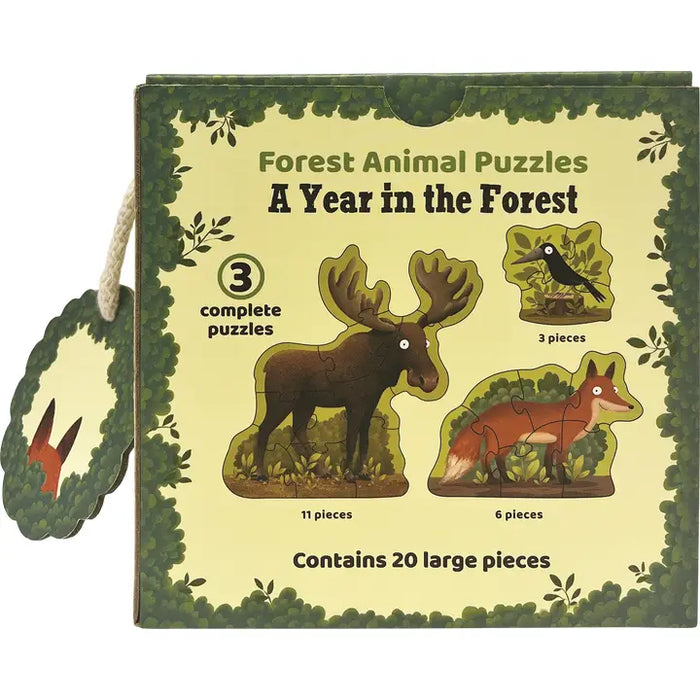 A Year in the Forest Animal Puzzle Set