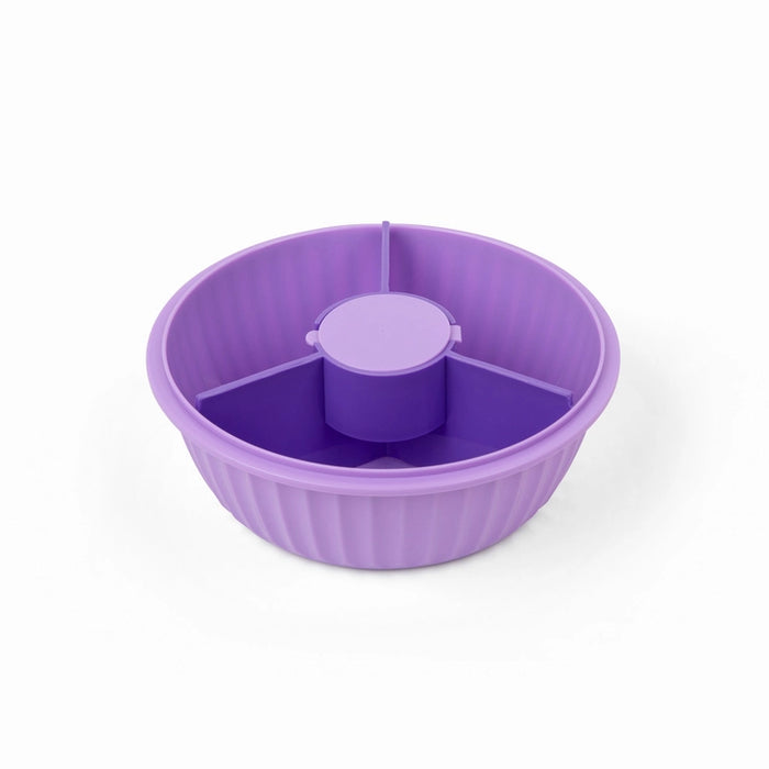 Maui Purple Poke Bowl with 3-Part Divider