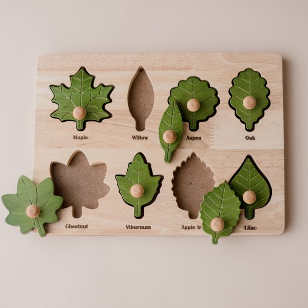 Wooden Leaf Puzzle