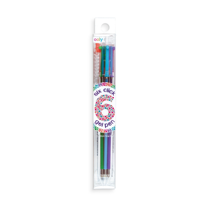 6 Click Multi-Color Gel Pen