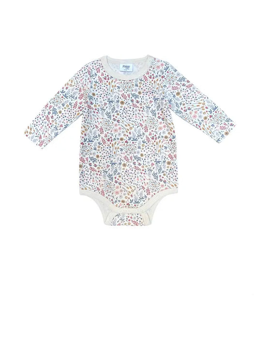 Mountain Meadow Floral Long Sleeve Bodysuit