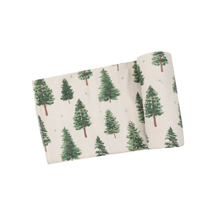 Forest Trees Swaddle Blanket