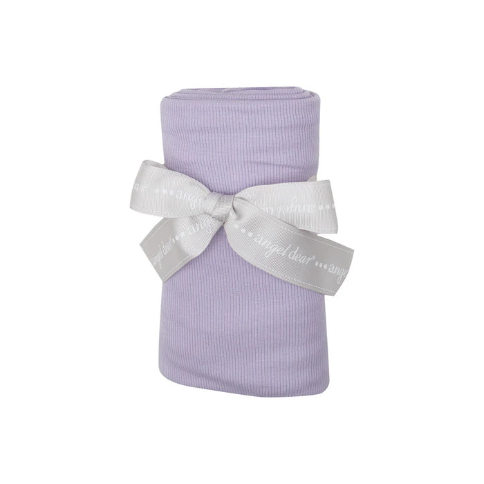 Orchid Petal Ribbed Swaddle Blanket