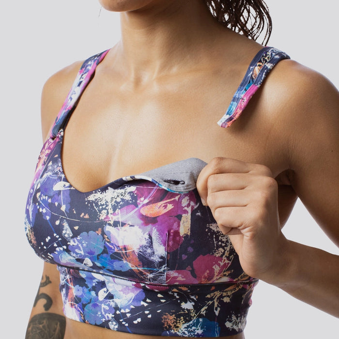 Born Primitive Garden Galaxy Milk & Muscles Nursing Sports Bra