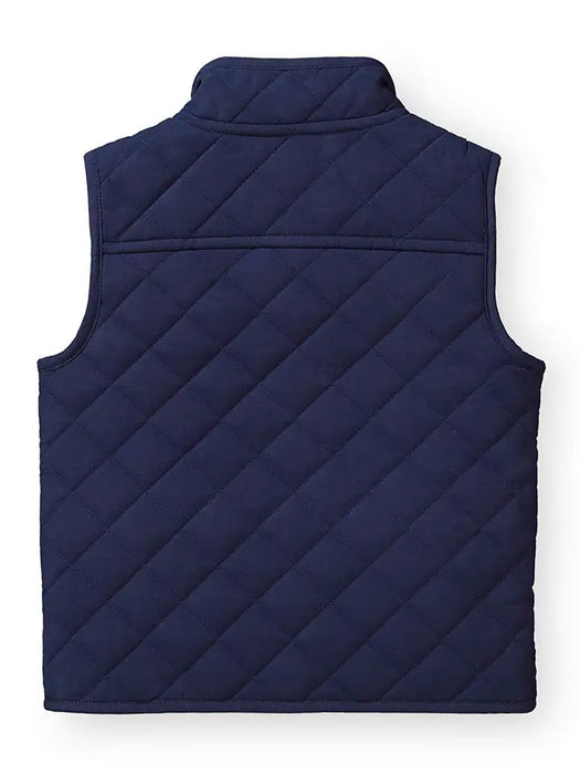 Quilted Field Vest Navy