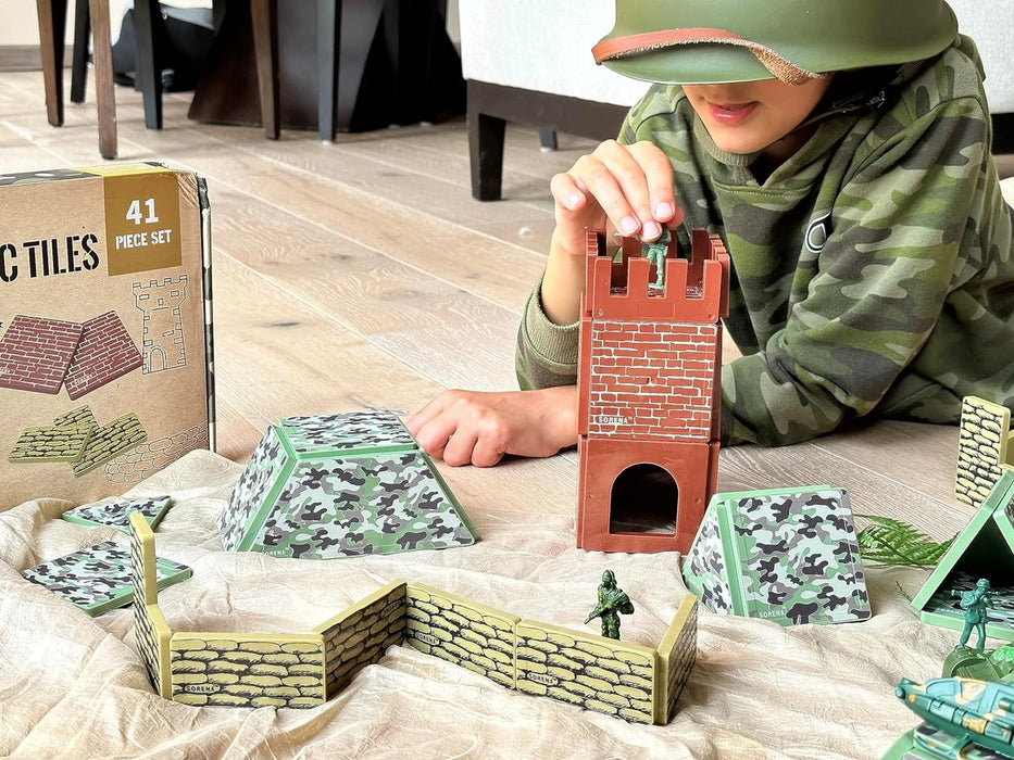 Military Battlefield Magnetic Building Blocks