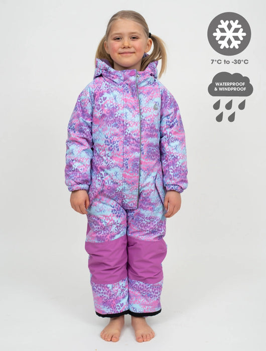 Rainbow Leopard Snowrider One Piece Snowsuit