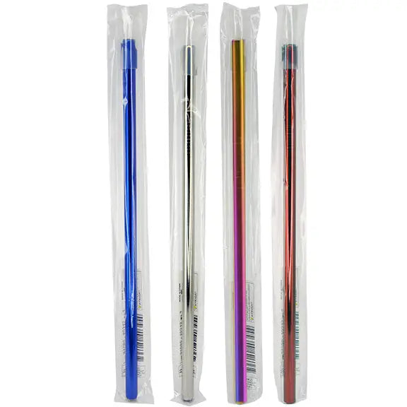 Reusable Metal Straw with Rubber Tip