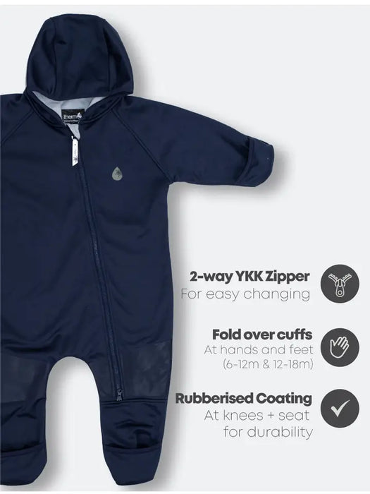 Waterproof & Windproof Fleece Eco Onesie - Navy