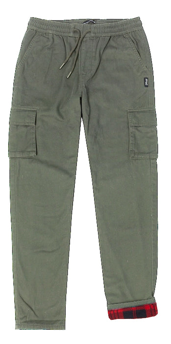 Lined Cargo Pull On Pants