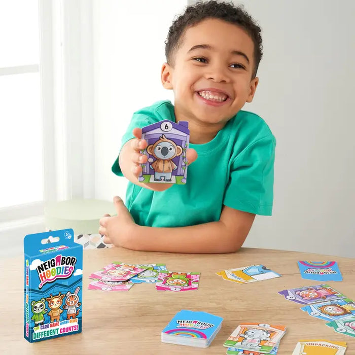 Neighborhoodies Counting and Learning Card Game