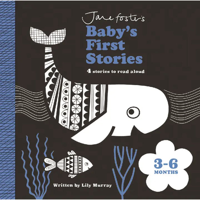 Baby's First Stories 3-6 Months - a high contrast book