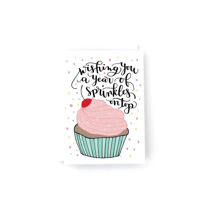 Wishing You A Year Of Sprinkles... Mini Birthday Card