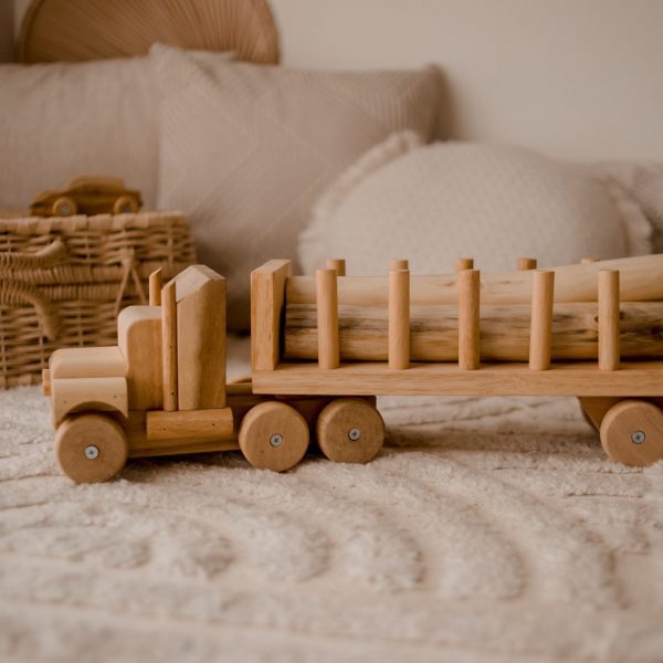 Wooden Log Truck