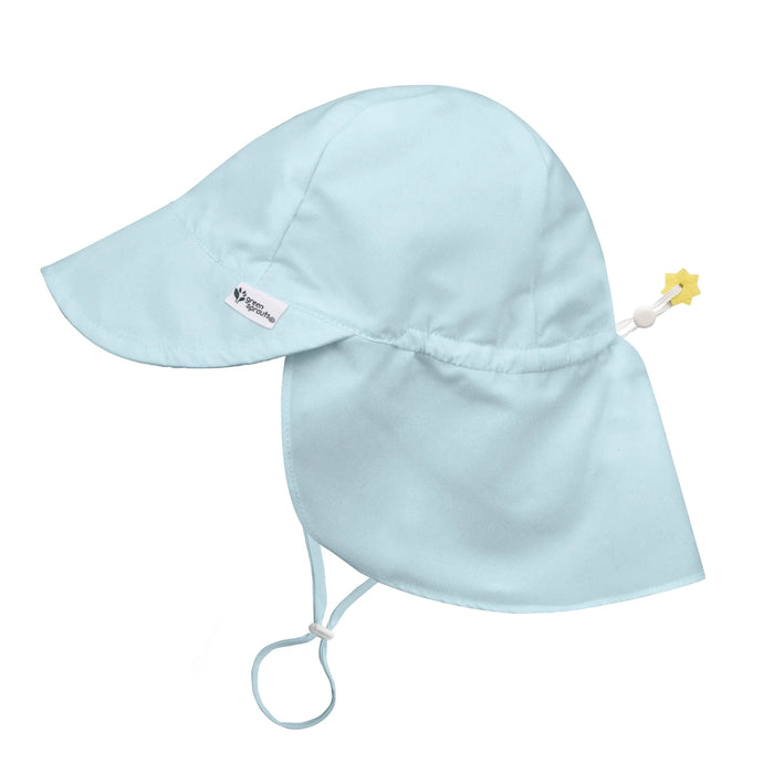 Light Aqua Eco Flap Hat