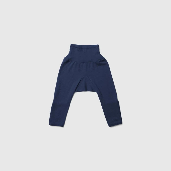 Navy Organic Wool/Silk Pants