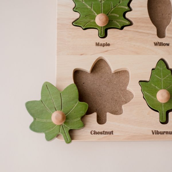 Wooden Leaf Puzzle