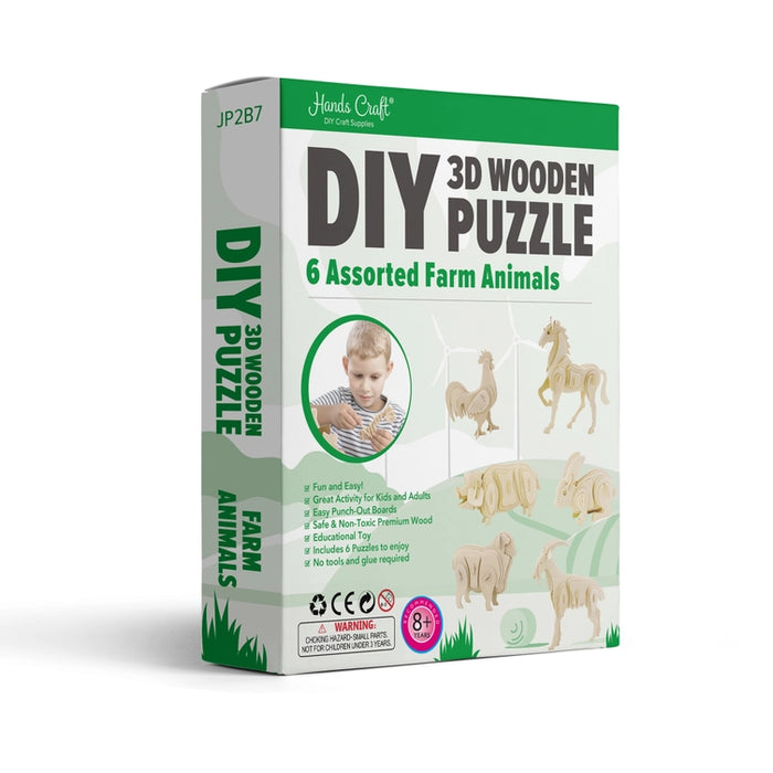 3D Wooden Puzzle Bundle