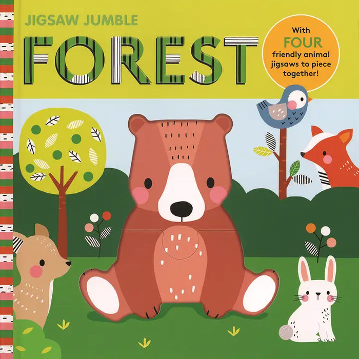 Jigsaw Jumble Forest - puzzle book