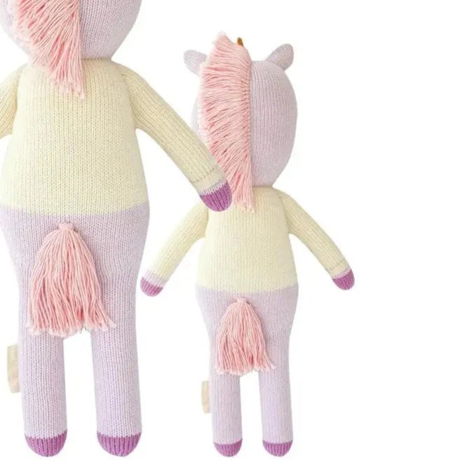 Zoe the Unicorn Knit Plush - Little