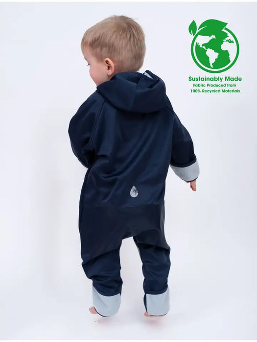 Waterproof & Windproof Fleece Eco Onesie - Navy