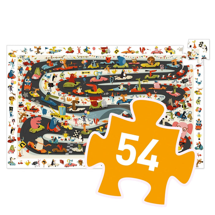 Automobile Rally Observation Puzzle & Poster