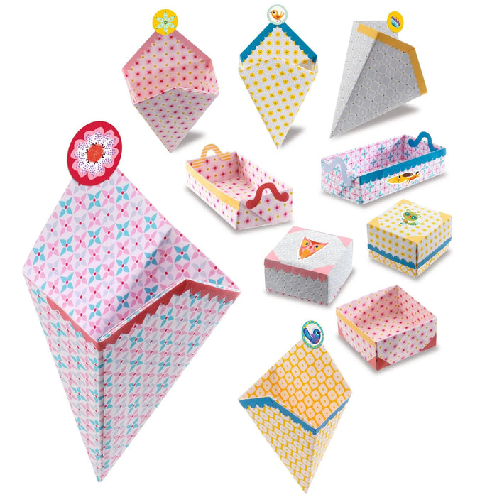 Small Boxes Origami Paper Craft Kit