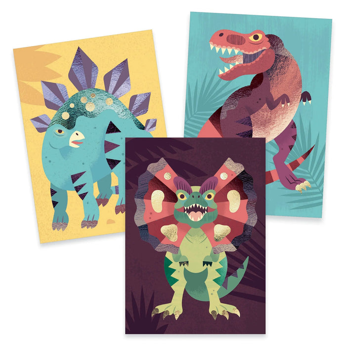 Jurassic Rub-On Foil Transfer Craft Kit