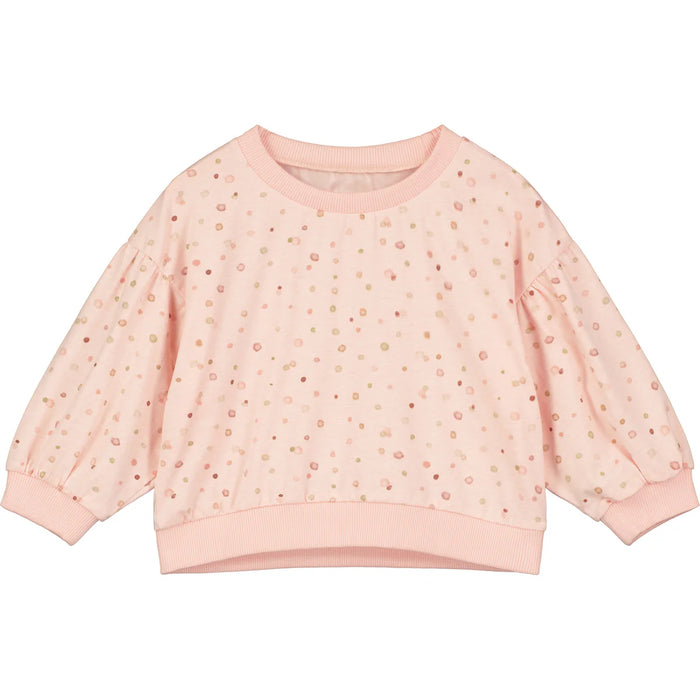 Pink Polka Dots Terri Sweater