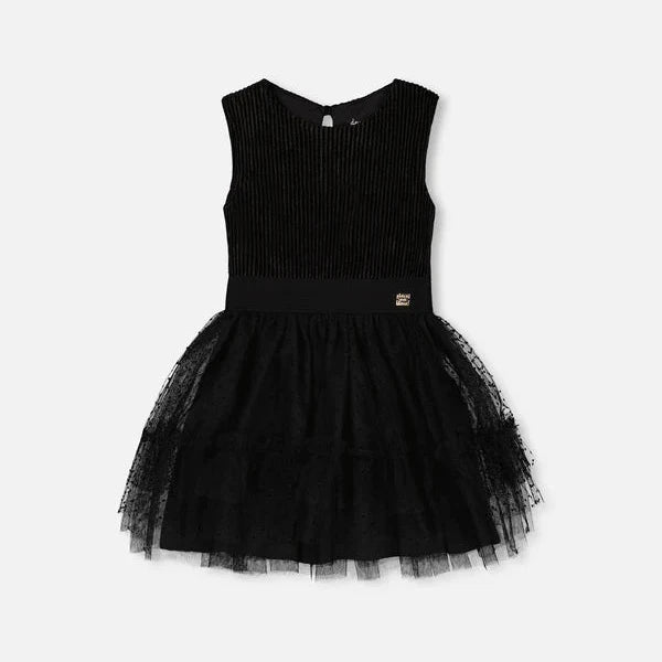 Black Tulle Skirt Sleeveless Dress