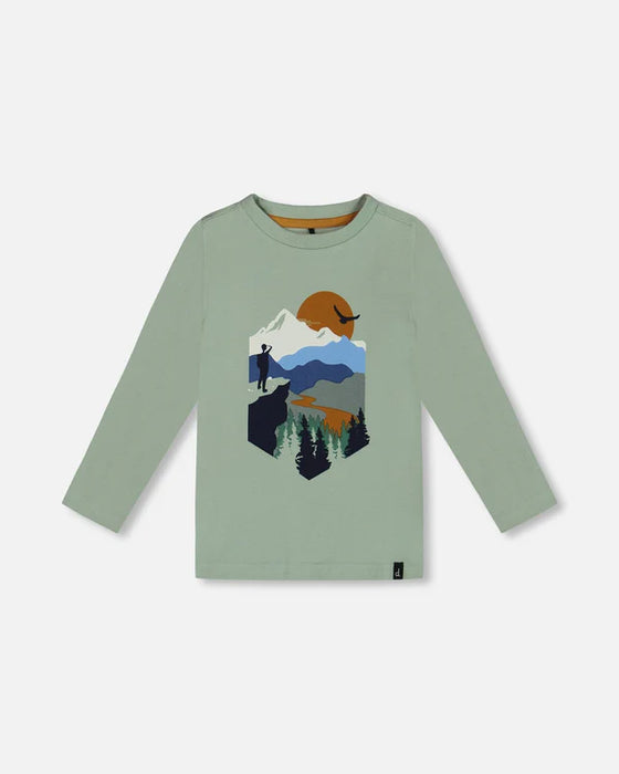 Sage Mountain Long Sleeve Tee