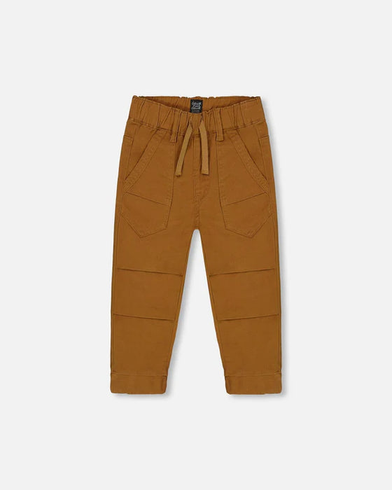 Camel Twill Joggers