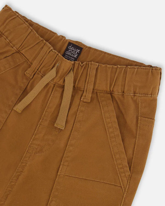 Camel Twill Joggers